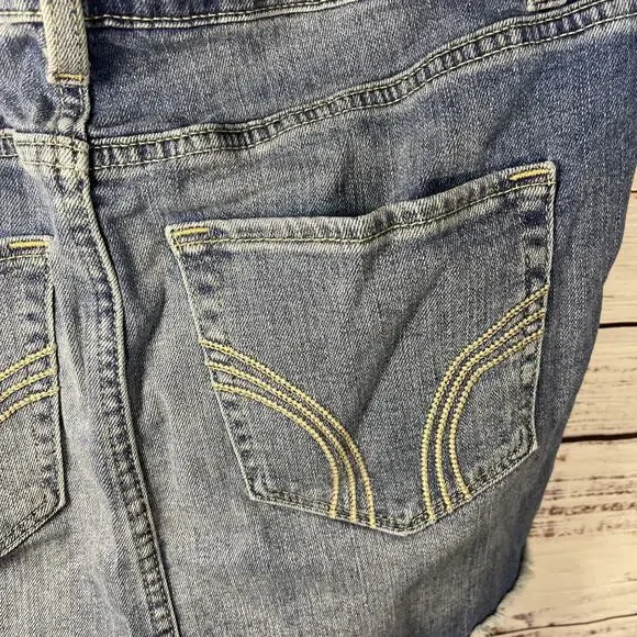 Hollister distressed, high-rise, vintage stretch, mini skirts size 9/29 Y2K - Picture 12 of 15